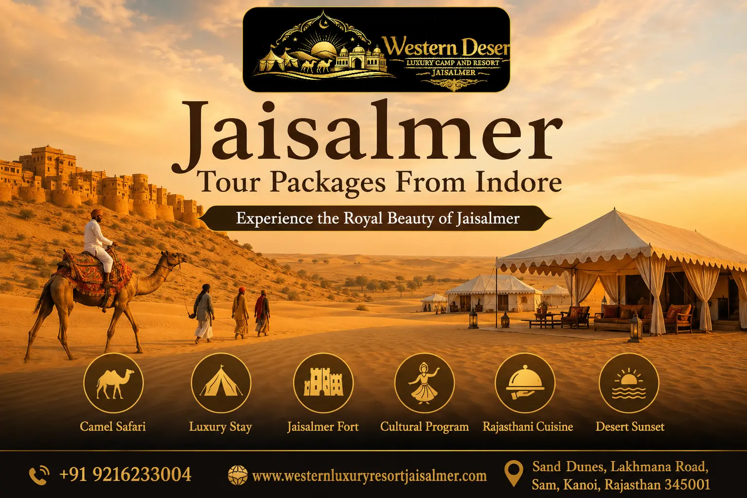 Best Jaisalmer Tour Packages From Indore